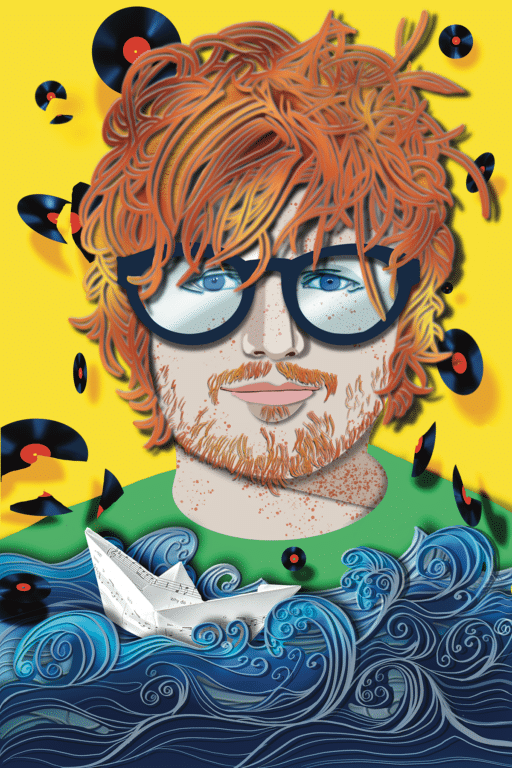 Portrait of Ed Sheeran
