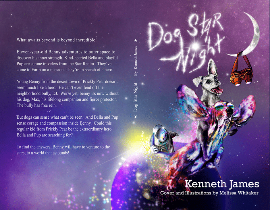 Final Cover Artwork for Dog Star Night Book